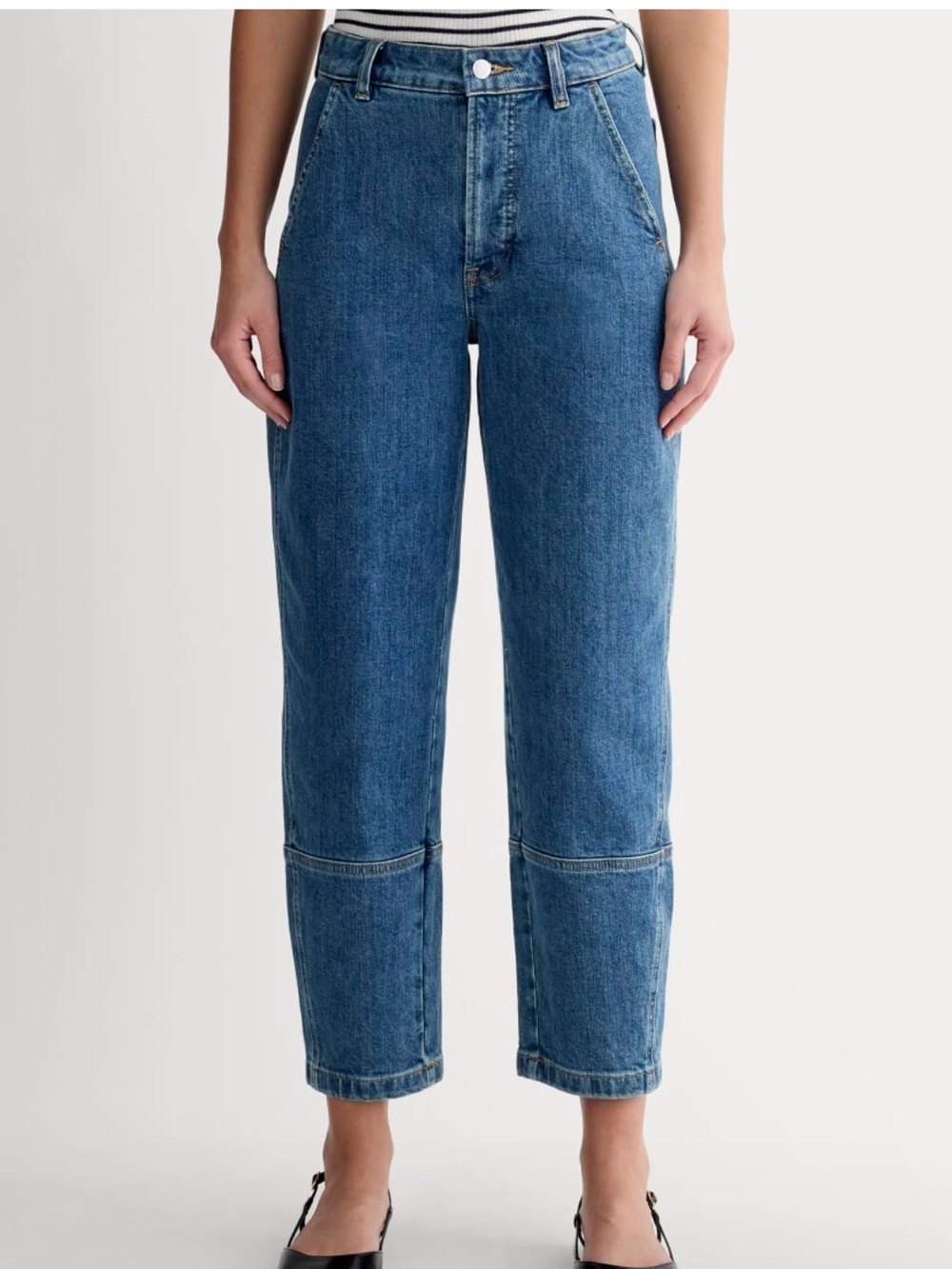 Everlane THE UTILITY BARREL JEAN, New Blue - Size 27 - Picture 3 of 10